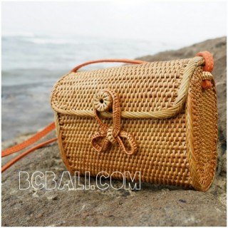 wallet purses bag ata grass hand woven handmade balinese design